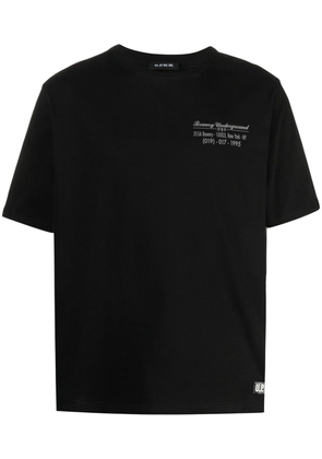 U.P.W.W. Worker logo T-shirt - Black