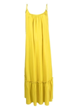 P.A.R.O.S.H. tie-strap maxi dress - Yellow