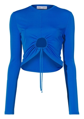 Proenza Schouler White Label drawstring long-sleeved top - Blue