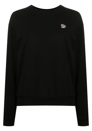 PS Paul Smith logo-embroidered jumper - Black