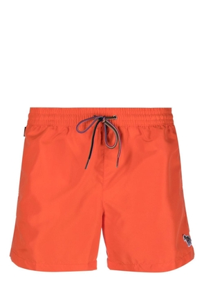 Paul Smith elasticated-drawstring swim-shorts - Orange