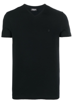 DONDUP V-neck fitted T-Shirt - Black