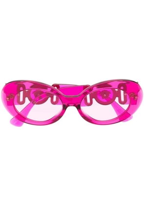 Versace Eyewear Medusa oval-frame sunglasses - Pink