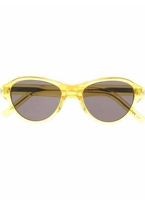 Saint Laurent Eyewear round-frame sunglasses - Yellow
