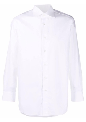 Brioni button-down fitted shirt - White