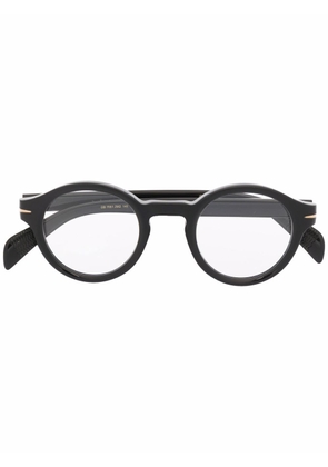 Eyewear by David Beckham round-frame glasses - Black