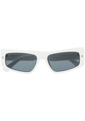 Dsquared2 Eyewear logo-print square-frame sunglasses - White