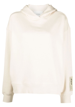 Axel Arigato Local logo-patch pullover hoodie - Neutrals
