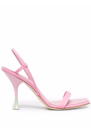 3juin ischia cedro leather sandals - Pink