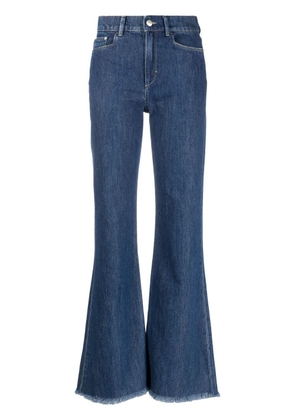 Wandler high-waisted flared jeans - Blue