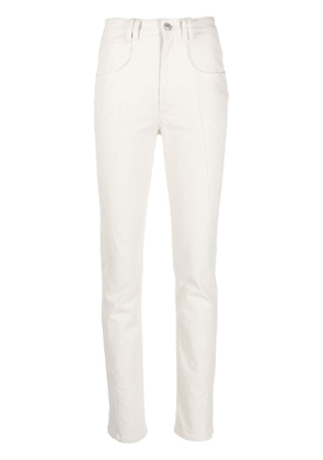 ISABEL MARANT high-waisted straight cut jeans - Neutrals