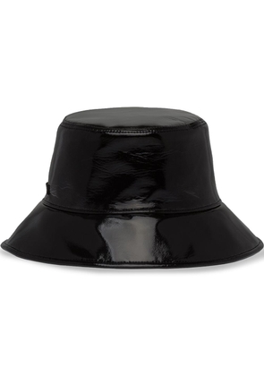 Miu Miu high-shine finish bucket hat - Black