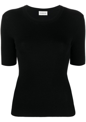 P.A.R.O.S.H. round-neck knit top - Black
