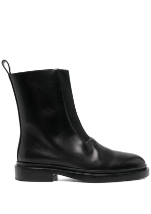Jil Sander chunky leather boots - Black