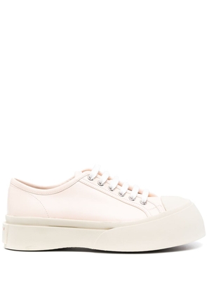 Marni Pablo lace-up leather sneakers - Pink