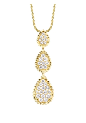 Boucheron 18kt yellow gold Serpent Bohème diamond pendant necklace