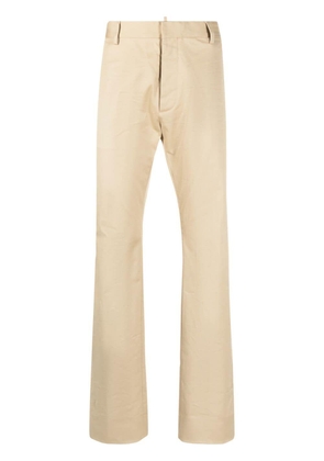Dsquared2 tailored straight-leg trousers - Neutrals