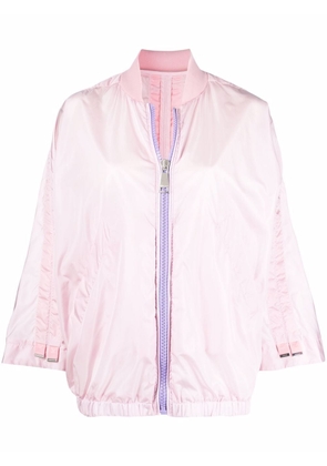 Khrisjoy wide-sleeve bomber jacket - Pink