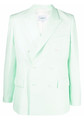 Casablanca double-breasted tailored blazer - Green