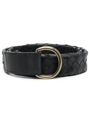 Officine Creative woven buckled belt - Black