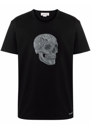 Alexander McQueen skull-print cotton T-shirt - Black