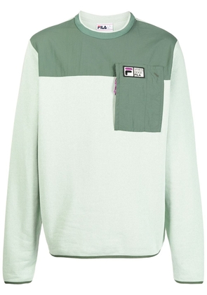 Fila colour-block sweatshirt - Green