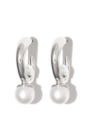 KHIRY Isha huggie hoop earrings - Silver