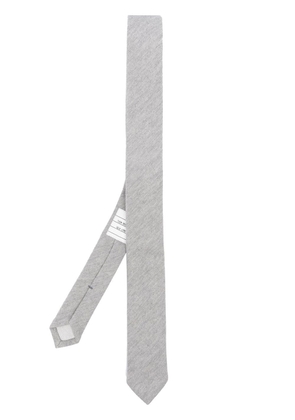 Thom Browne Classic piqué-weave tie - Grey