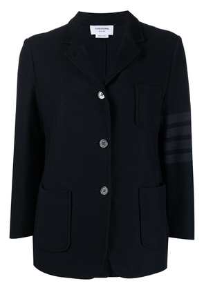 Thom Browne 4-Bar stripe twill sack jacket - Blue