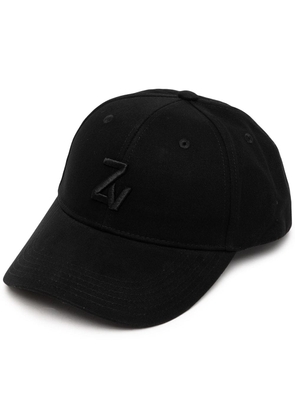 Zadig&Voltaire Lelia embroidered logo baseball cap - Black