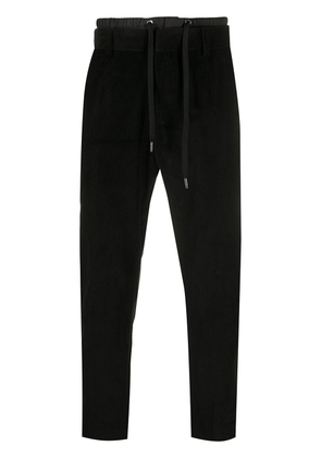 Dolce & Gabbana slim-fit drawstring trousers - Black