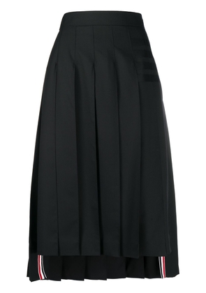 Thom Browne pleated kilt skirt - Black