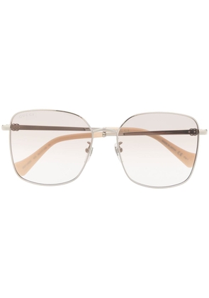 Gucci Eyewear square-frame sunglasses - Silver