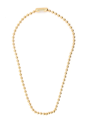 AMBUSH ball-chain silver necklace - Gold