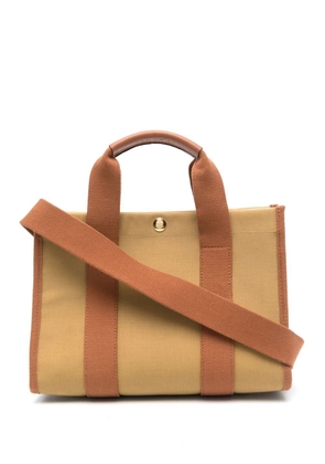 Mackintosh L/UNIFORM mini bonded cotton tote bag - Neutrals