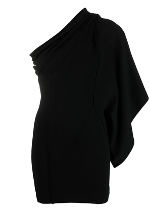 Rick Owens Athena voluminous cold-shoulder dress - Black