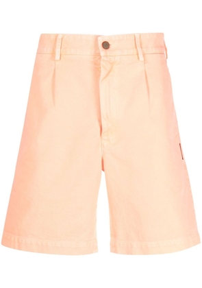 Palm Angels cotton-twill bermuda shorts - Orange