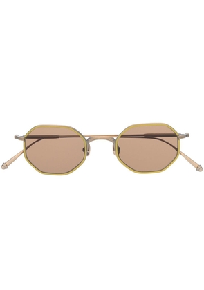 Matsuda square-frame tinted sunglasses - Yellow