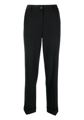 P.A.R.O.S.H. mid-rise tailored straight trousers - Black