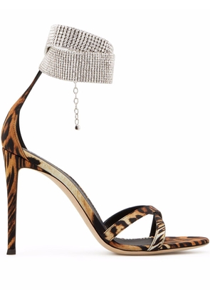 Giuseppe Zanotti Janell leopard-print sandals - Brown