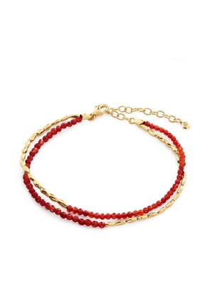 Monica Vinader mini onyx beaded bracelet - Red