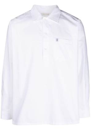 Mackintosh Military buttoned cotton shirt - White
