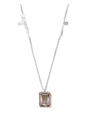 SWEETLIMEJUICE crystal-embellished pendant necklace - Silver
