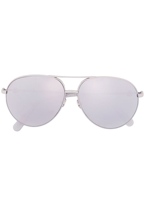 Moncler Eyewear pilot-frame mirrored lens sunglasses - Silver