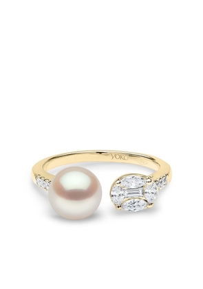 Yoko London 18kt yellow gold Starlight pearl and diamond ring