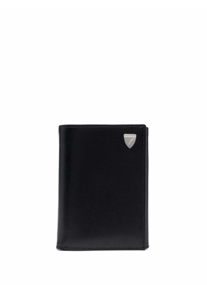 Aspinal Of London tri-fold leather wallet - Black