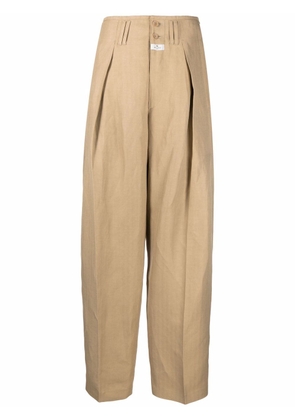 ETRO wide-leg tailored trousers - Brown