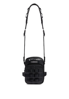 Balenciaga Army leather messenger bag - Black