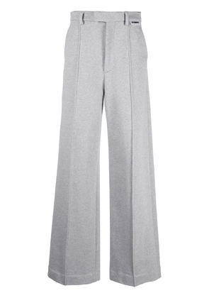 VETEMENTS Molton tailored track pants - Grey