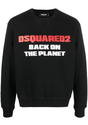 Dsquared2 Back On The Planet sweatshirt - Black